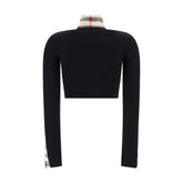 Burberry Black Elastane Sweatshirt